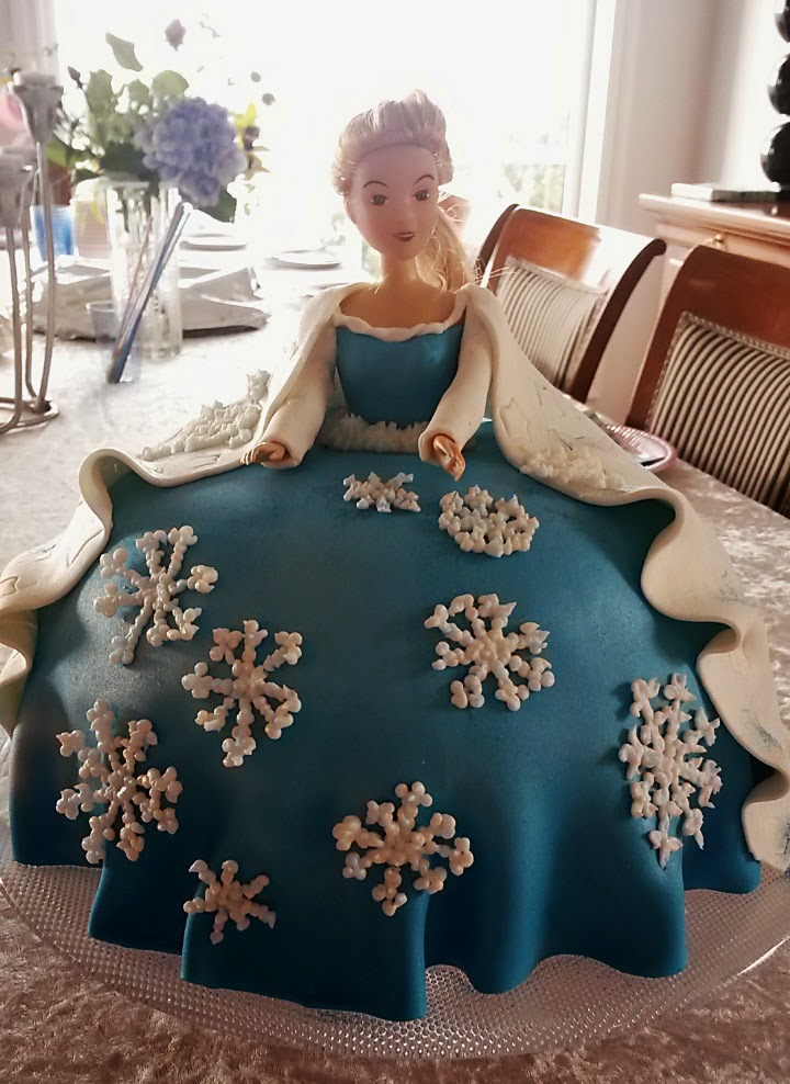 dronning elsa kjole
