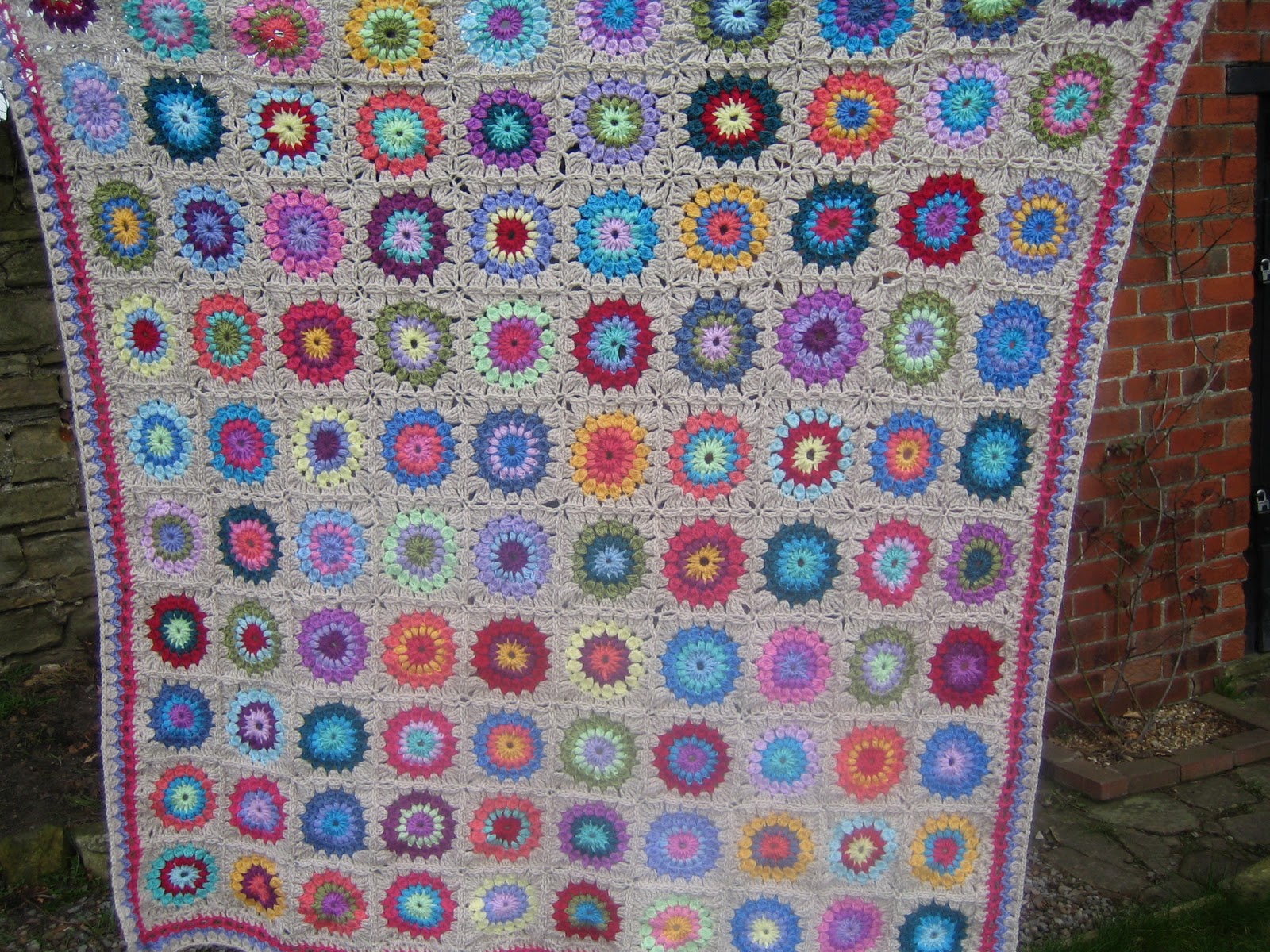 Apples and Pears Jewel blanket finished!!