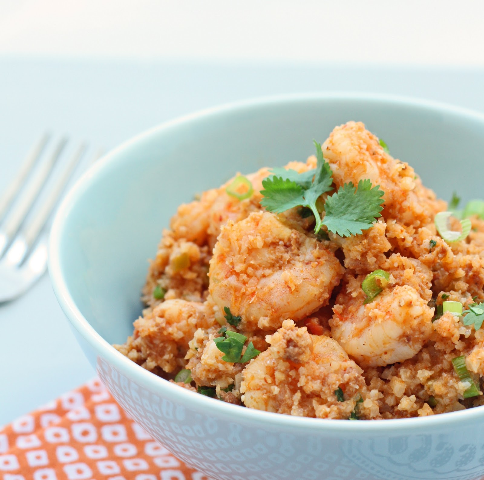 Shrimp & Chorizo Dirty "Rice" (Low Carb & Gluten Free) I Breathe I'm