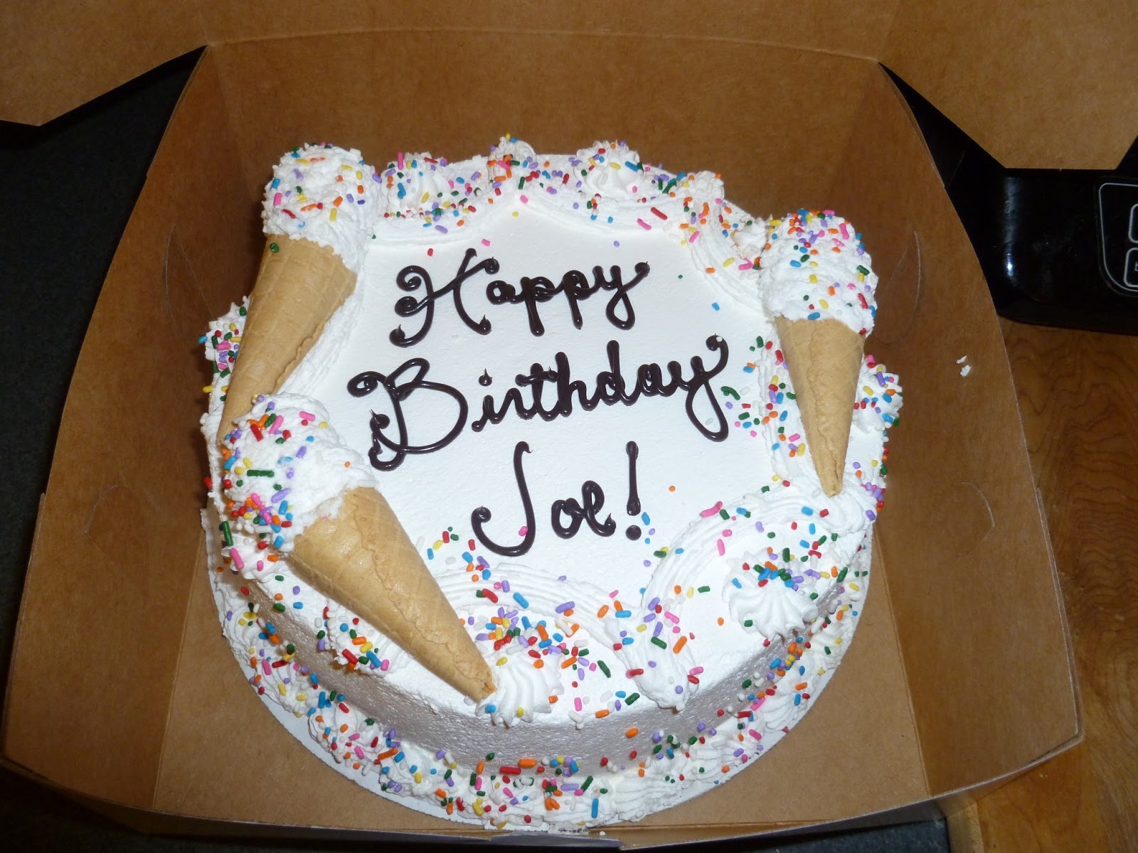 Happy birthday, Joe! JoeBirthdayCake