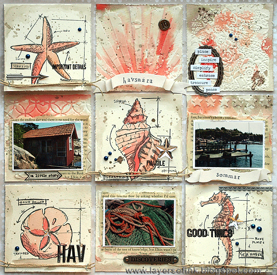 Layers of ink - Blueprints and Stencils Layout