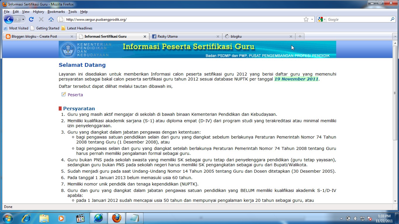 setelah anda mengklik link di atas, akan muncul halaman seperti di
