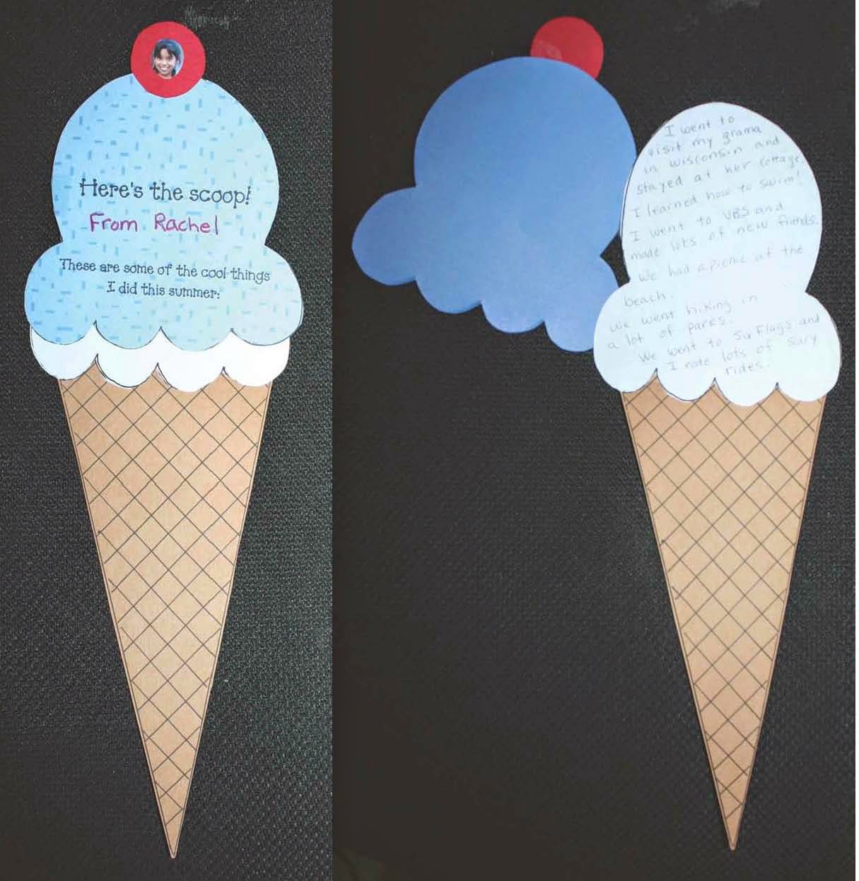 Classroom Freebies Here's The Scoop Writing Prompt "Craftivities"