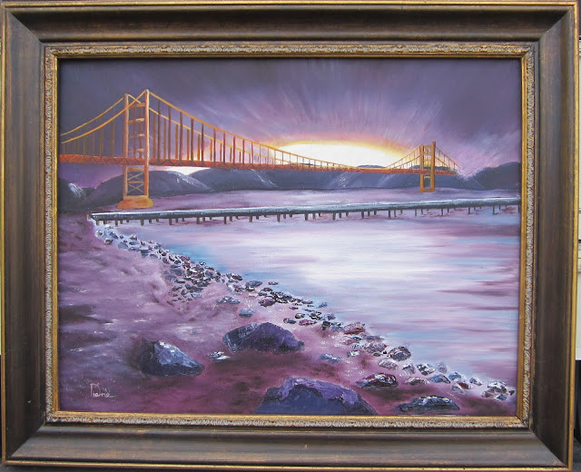 Sunset over the Golden Gate