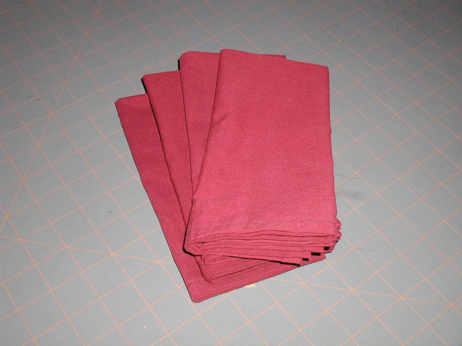 Tuesday Mornings Cloth Napkins from a Pillowcase