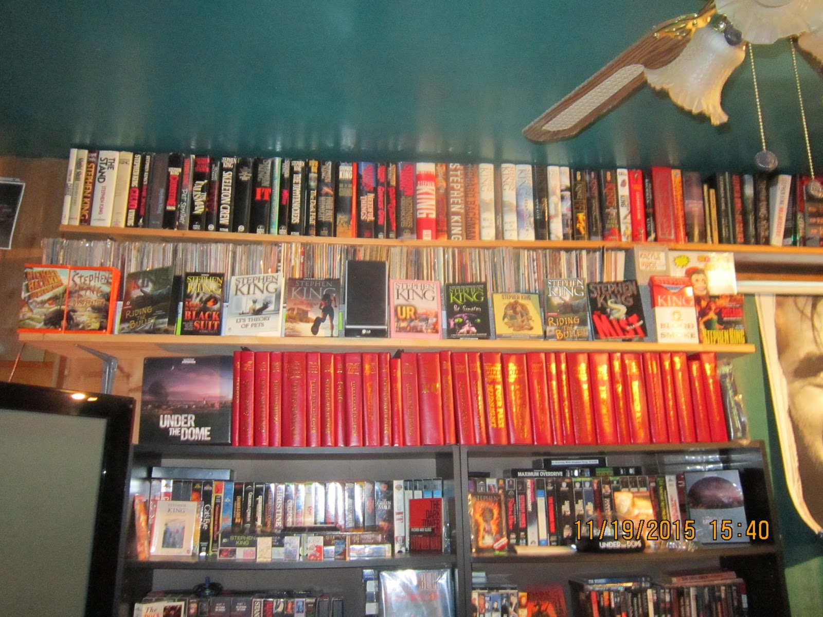 Tim's Stephen King Collection The Stephen King Library Red Leather
