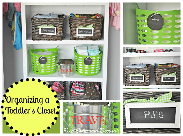 organizing a toddler's closet