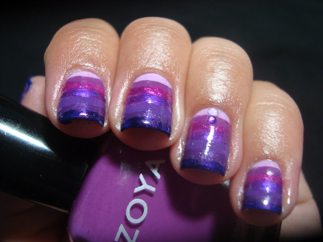 31 day nail art challenge violet