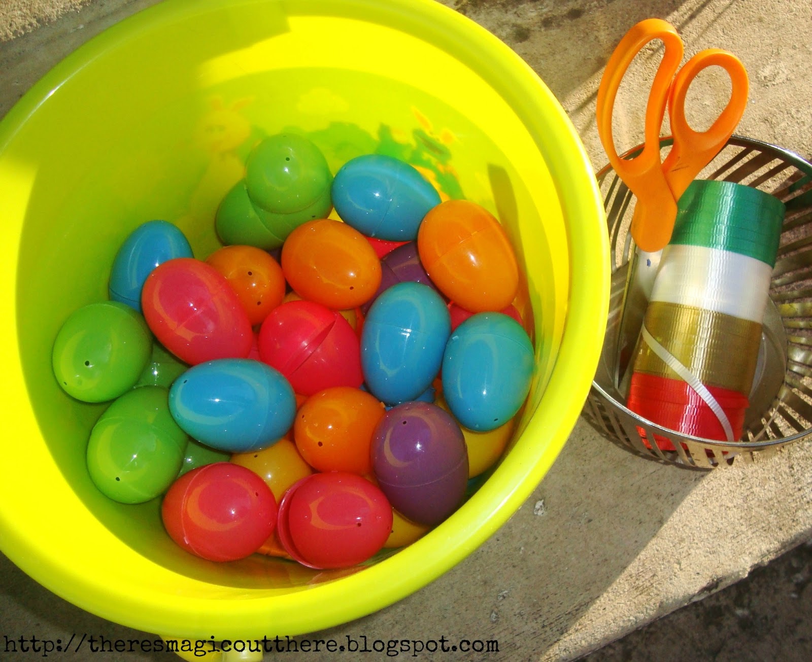 There's Magic Out There Decorating your fence for Easter!