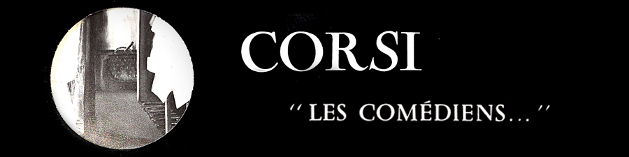 CORSI - Les comédiens