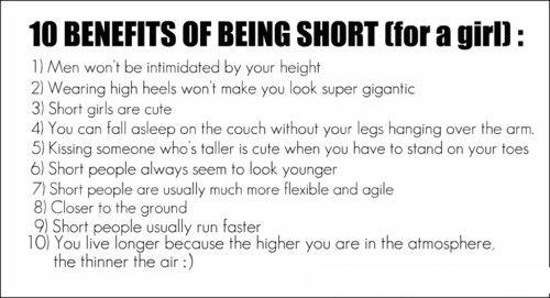 advantages dating short girl