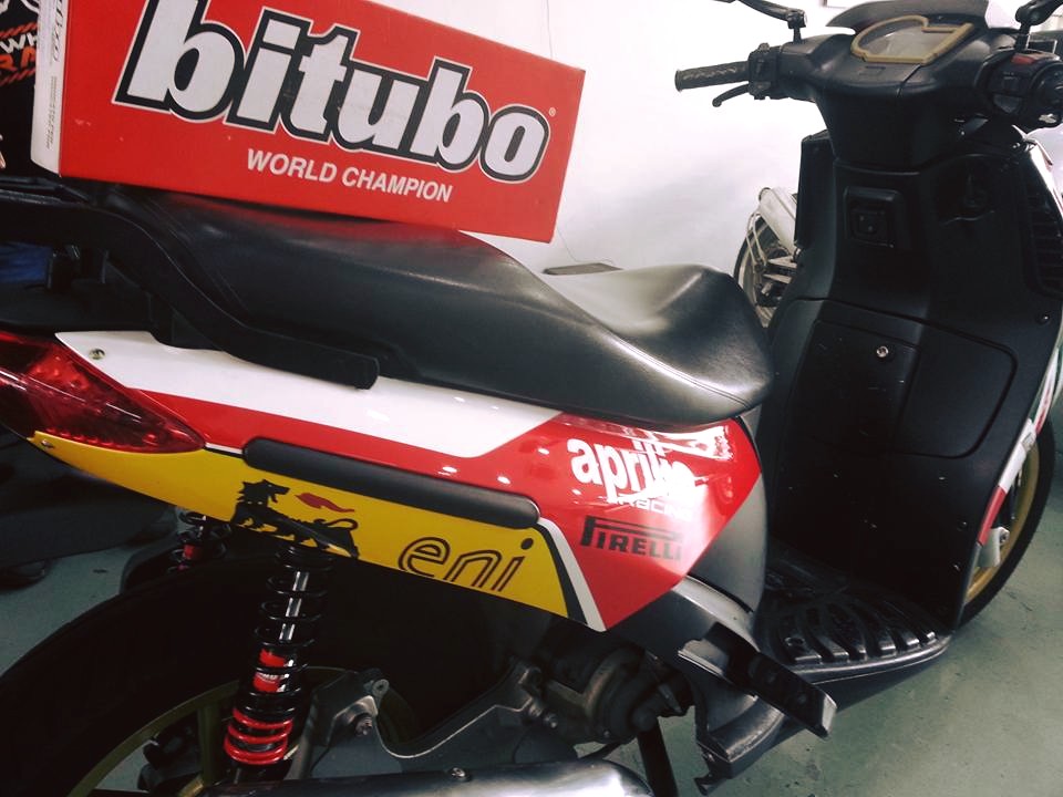 SBK Motoworks Bitubo Suspension for Vespa and Scooters