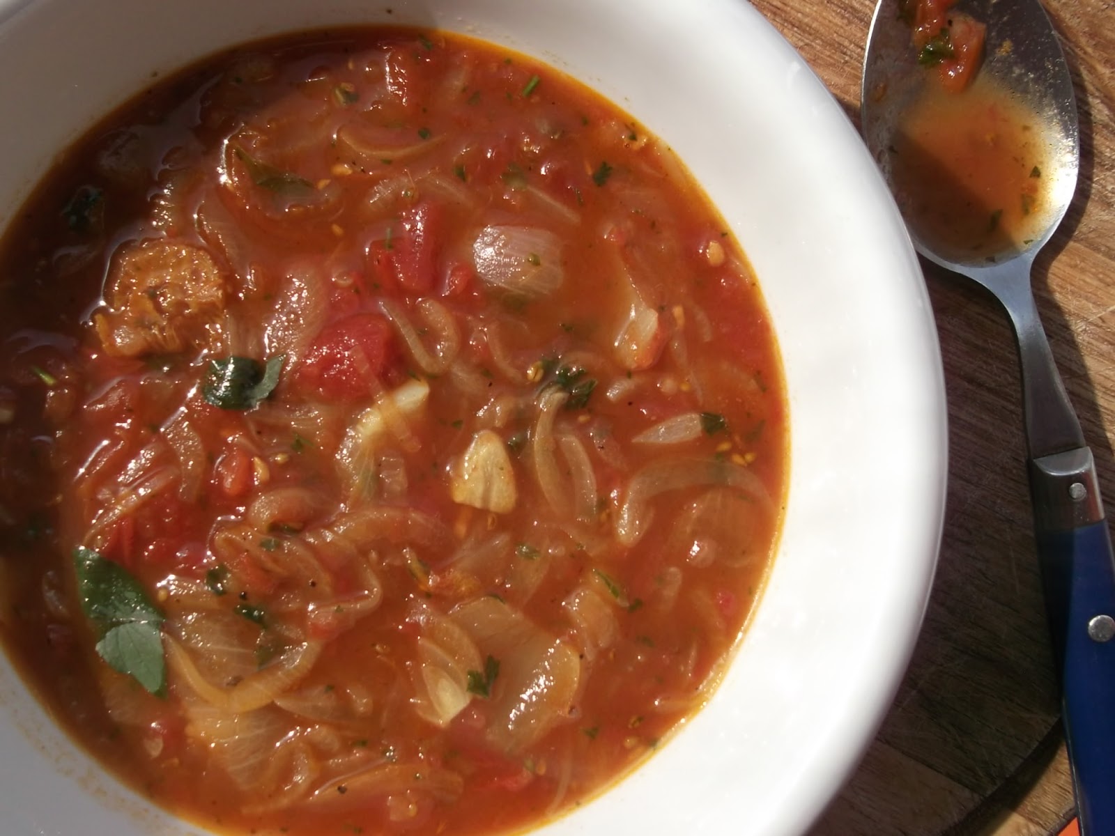 chip butties and noodle soup