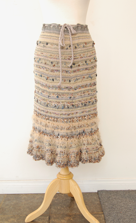 Jennifer Knits Los Angeles: Missoni-like Skirt Hand Knit Pattern