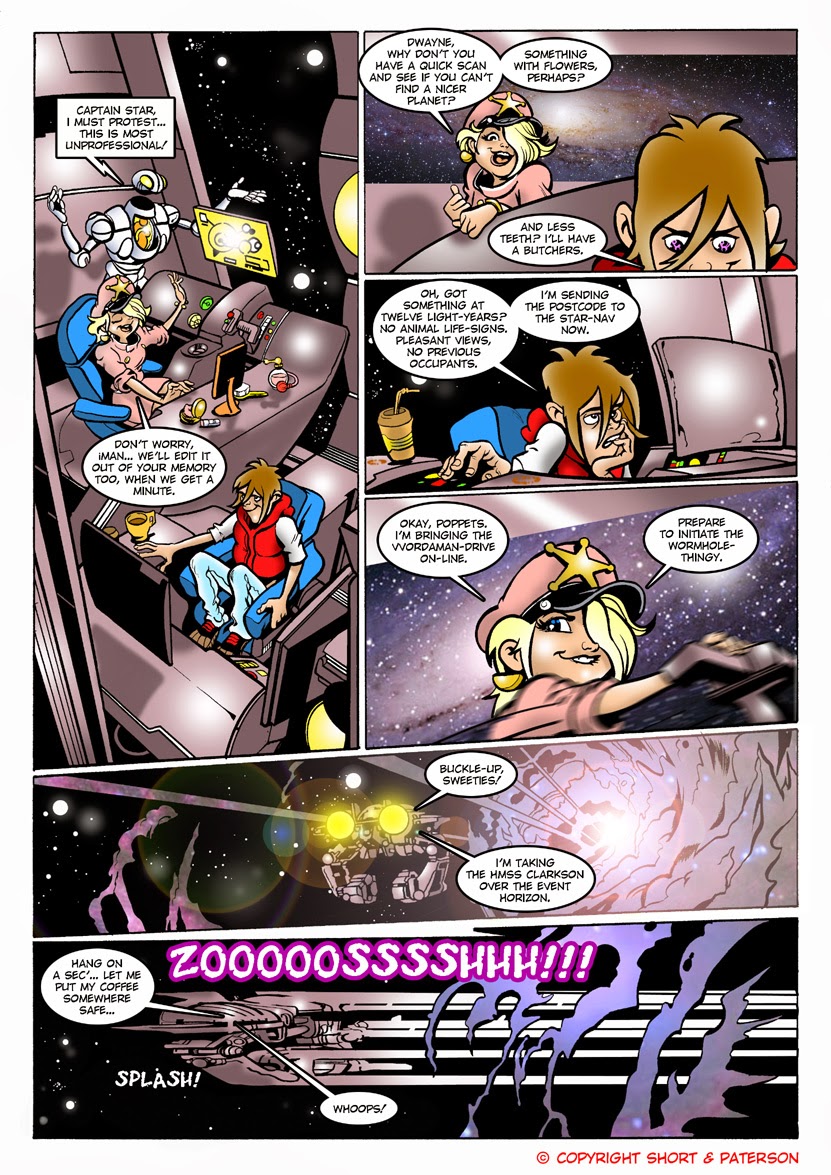 WORMHOLES page 2 by Short & Paterson