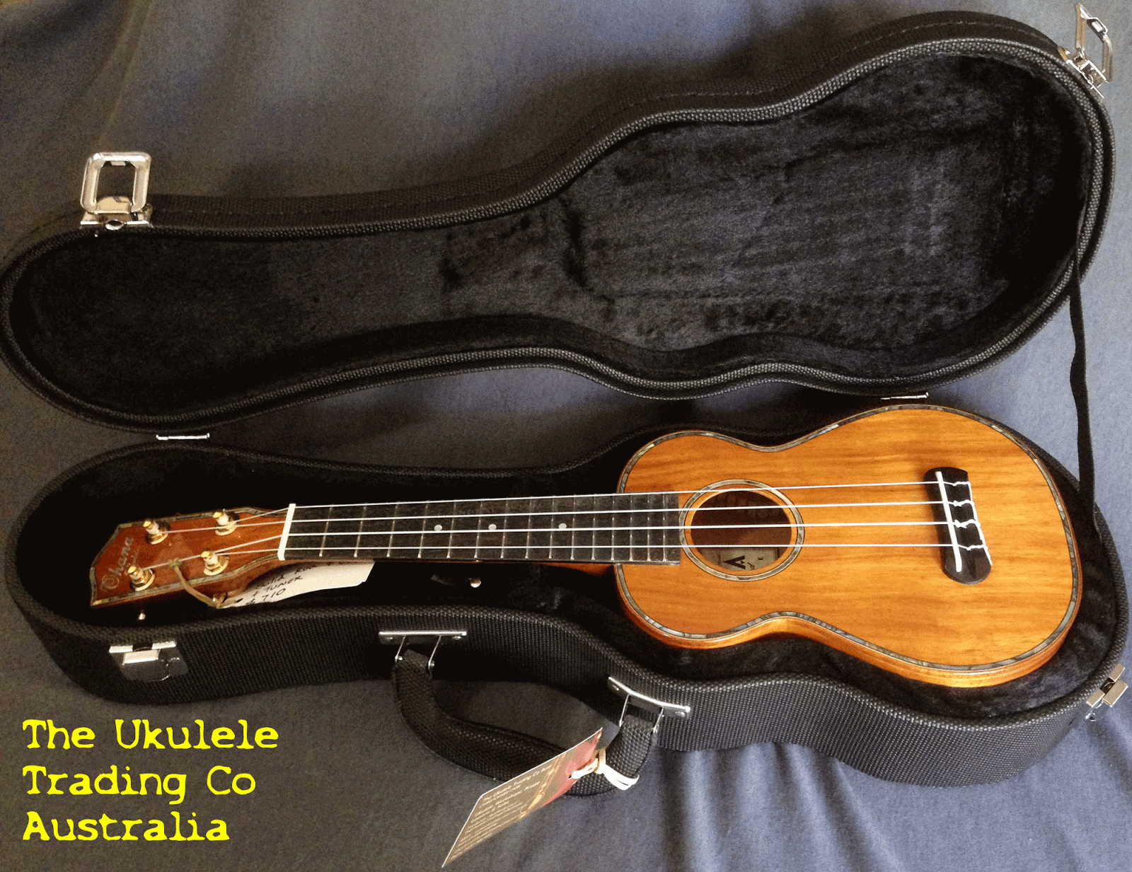 UKULELE REVIEW SK350G Ohana Soprano Solid Hawaiian Koa Wood Uke The Ukulele Trading Co Australia