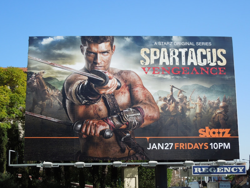 Liam McIntyre Spartacus Vengeance billboard