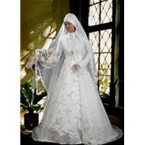 Gambar Model Gaun Pengantin muslim Modern