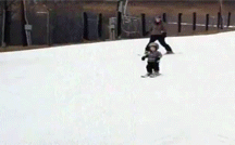 kid on skis falling down funny gif skiing on your head funny fail