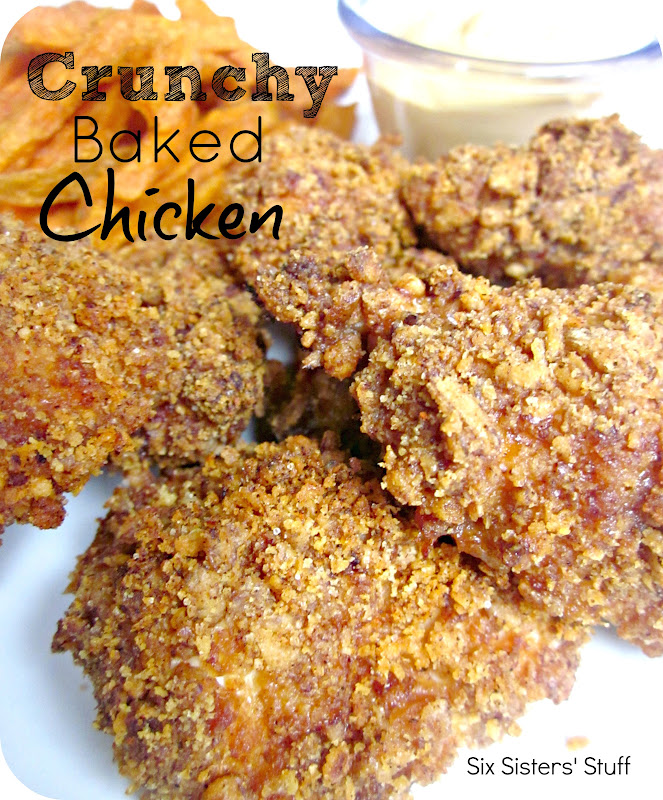 Crunchy Baked Chicken Recipe Six Sisters' Stuff