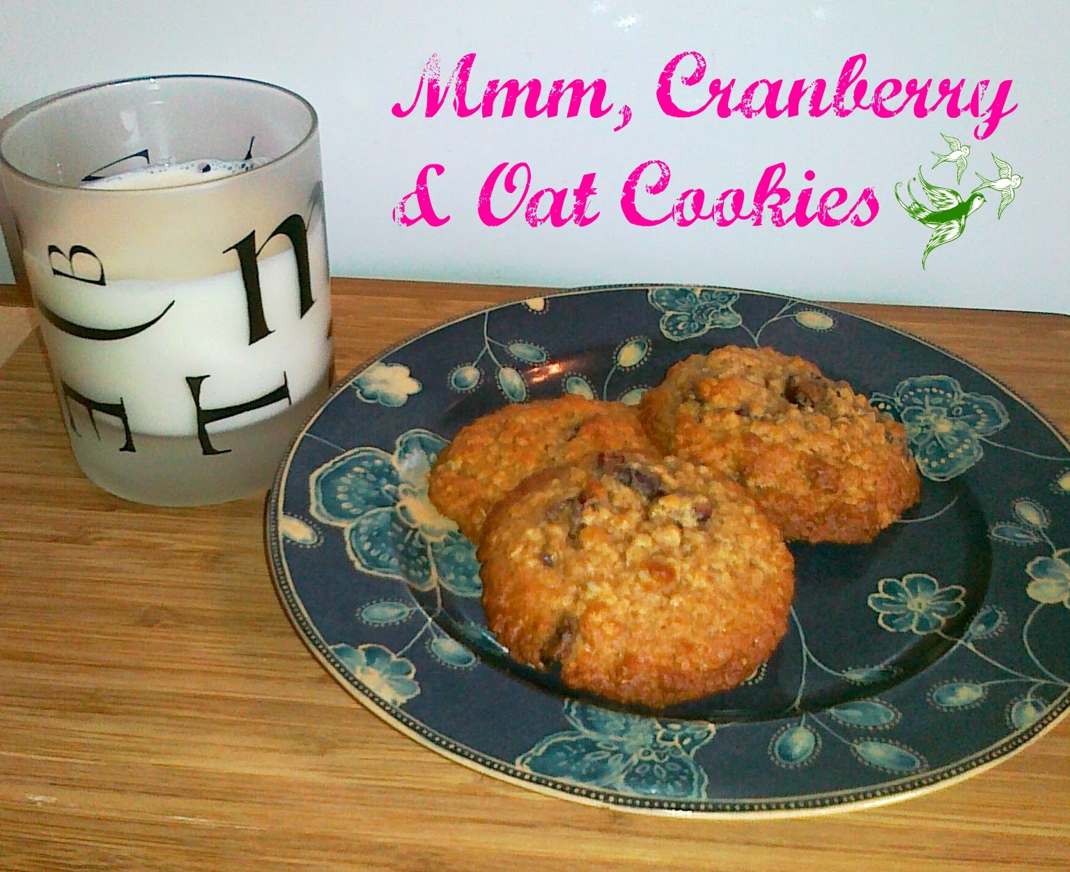 Only Crumbs Remain Cranberry & Oat Cookies