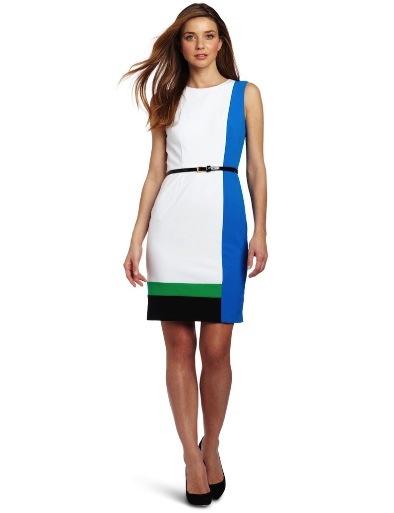 Calvin Klein Women's Colorblock Dress