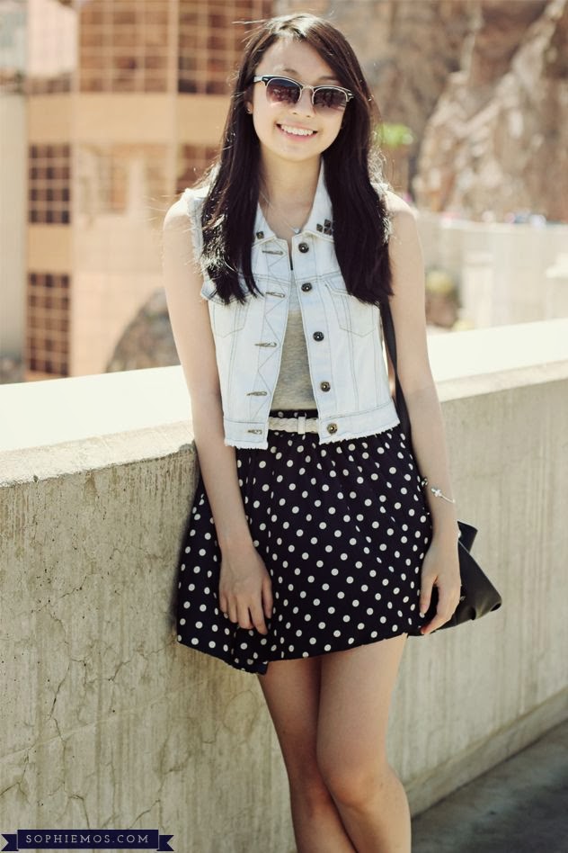 polka skirt