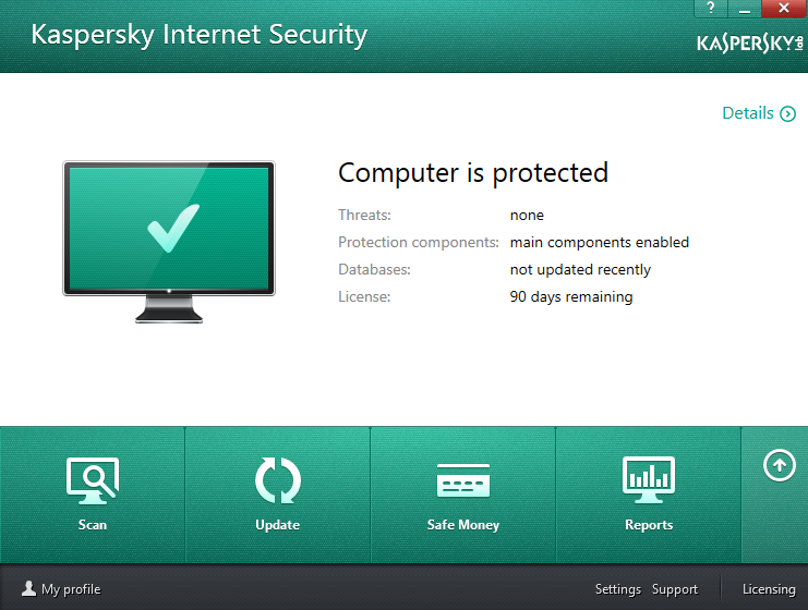 Kaspersky Internet Security -- 90 Days Trial