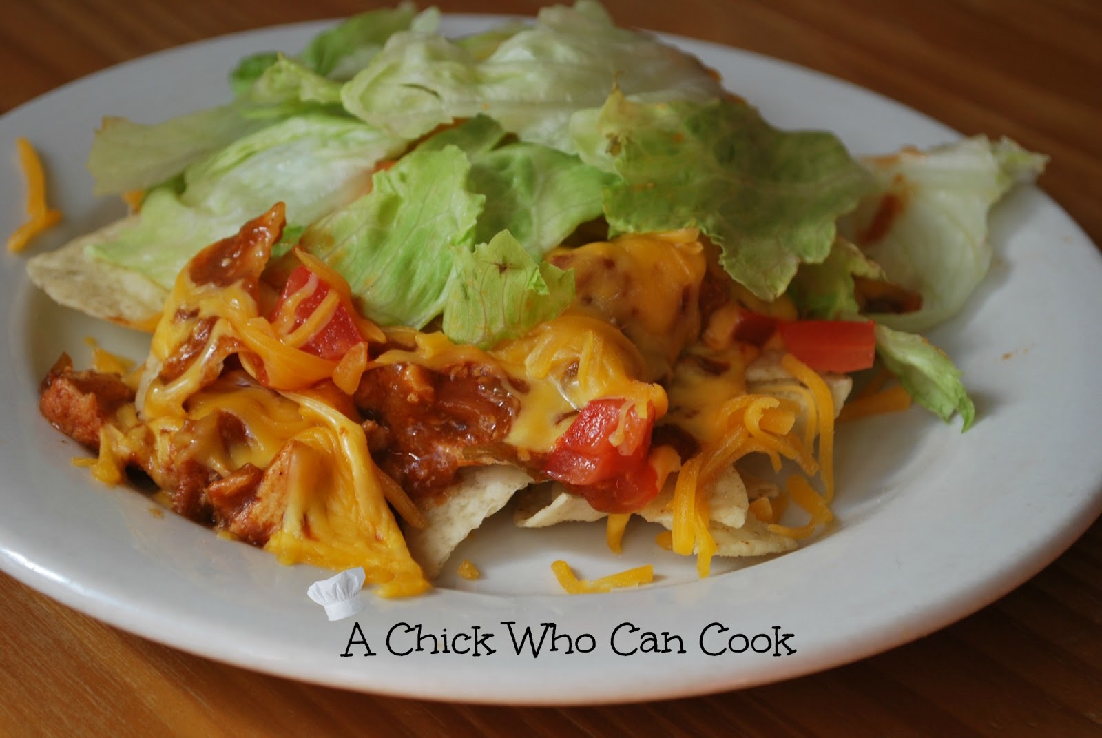 A Chick Who Can Cook Chicken Nachos *slow cooker*