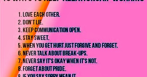 15 ways to keep a RELATIONSHIP working... | Share Inspire Quotes