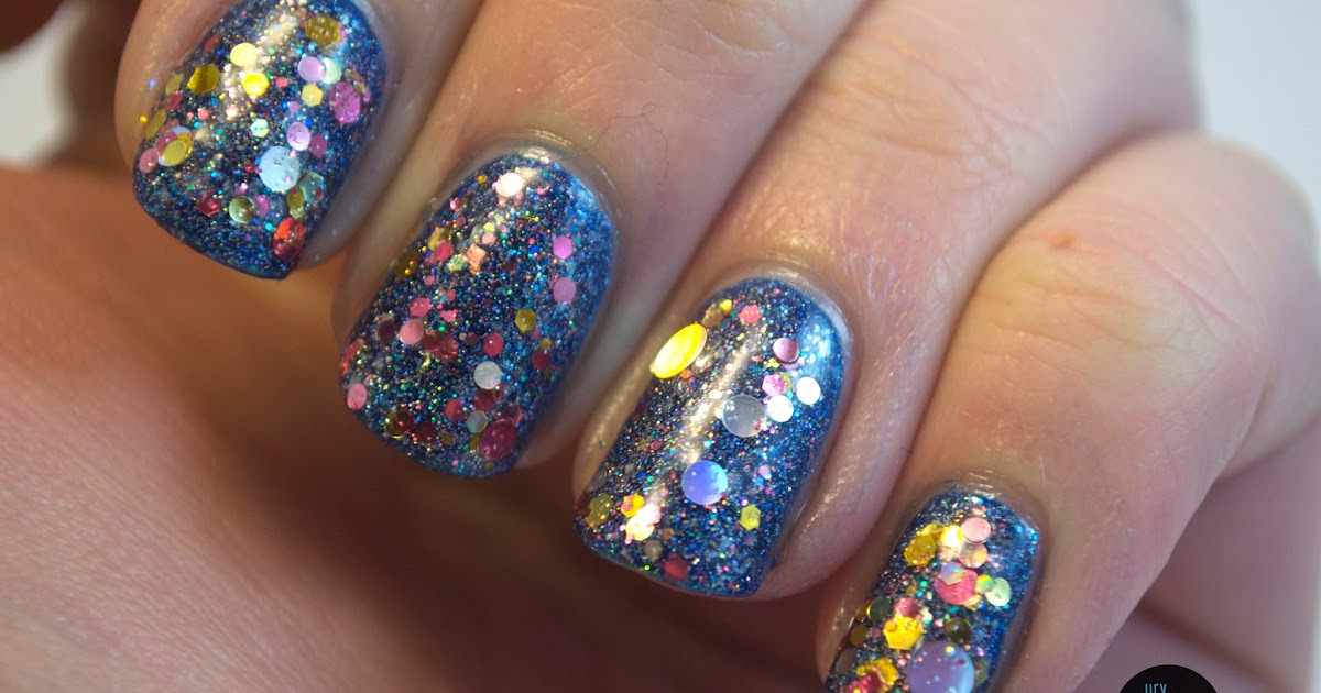 1. Glittery New Year's Eve Nail Design - wide 4