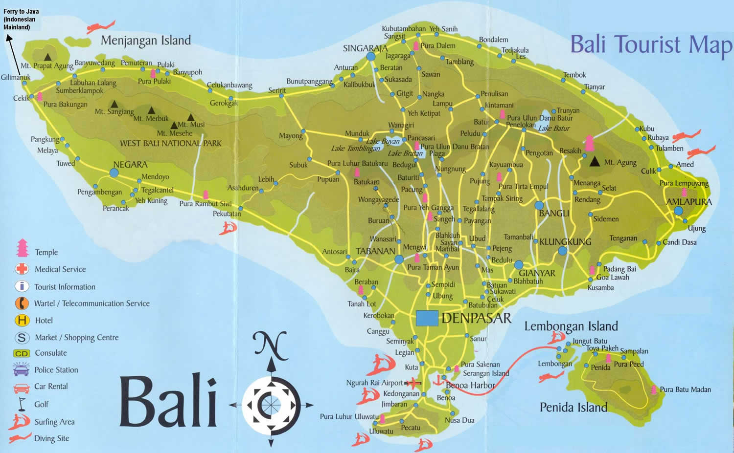 Bali Map