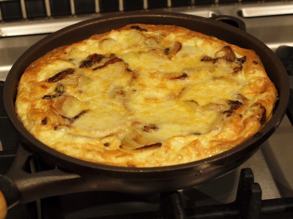 Simply Veggie Potato, Onion and Cheese Frittata