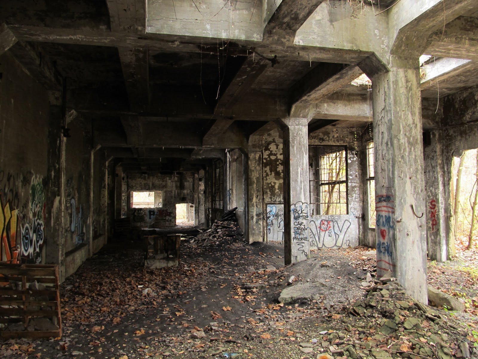 Old Industry of Southwestern Pennsylvania Banning 1 Mine ruins