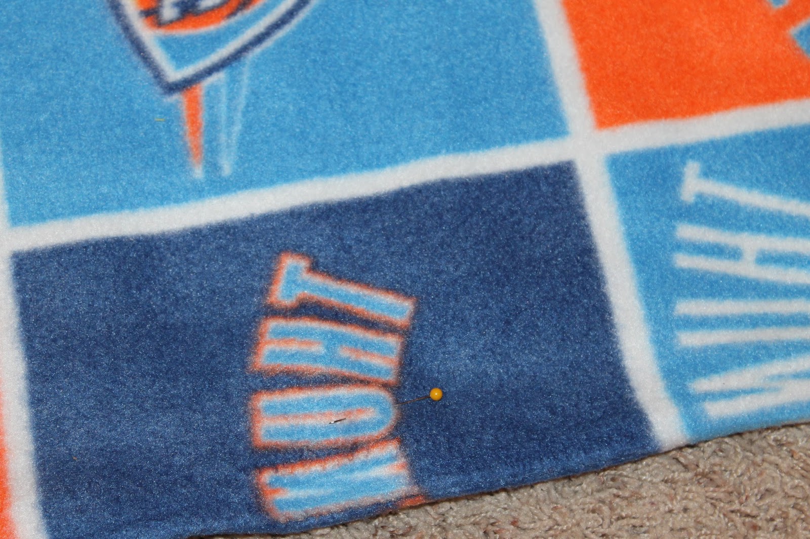 Lyndi's Projects Two Sided Fleece Blanket