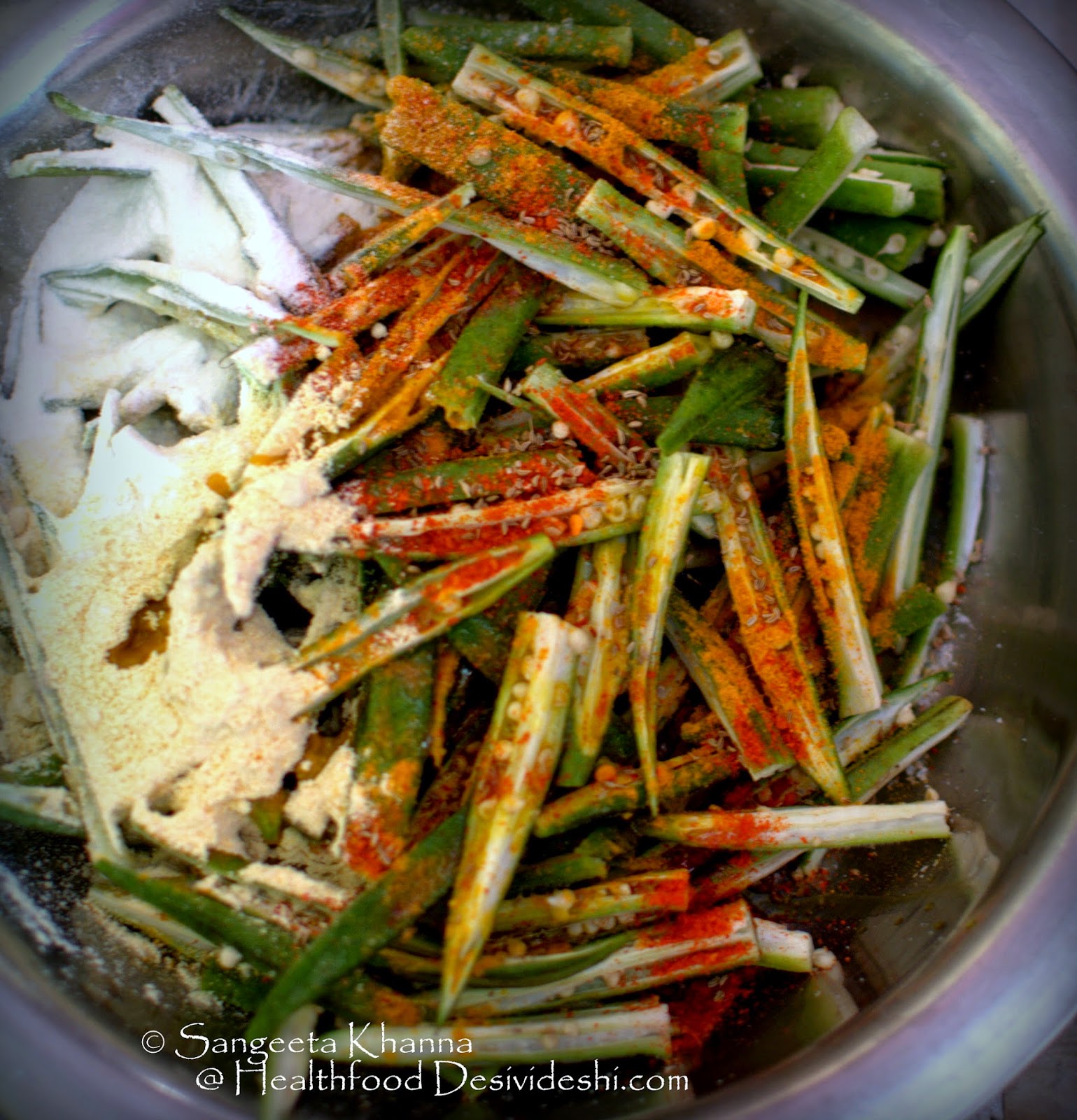 crisp baked okra or kurkuri bhindi, the versatile and tangy okra chips