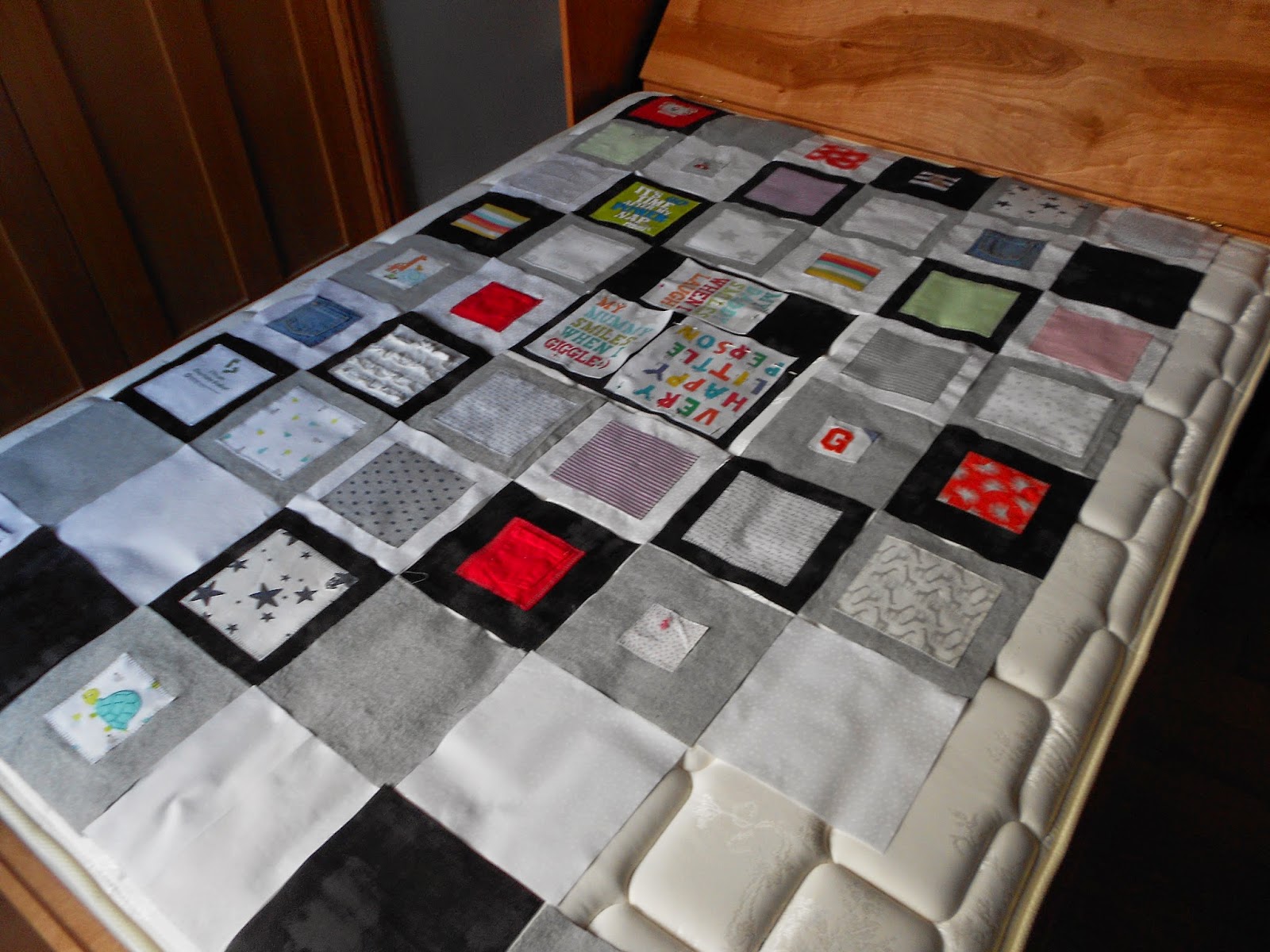 Quilt Magic Baby A's blocks are coming together