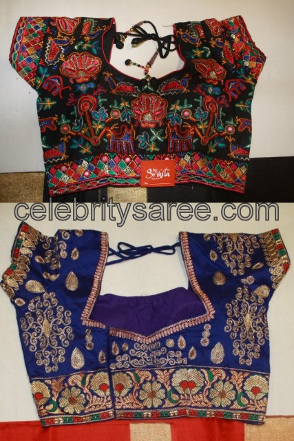 Embroidery Saree Blouses
