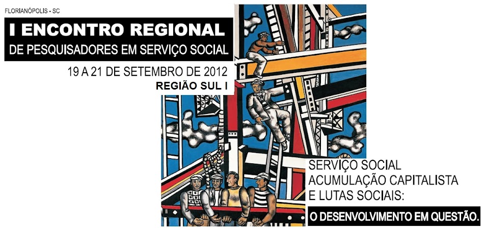 I Encontro Regional de Pesquisadores em Serviço Social