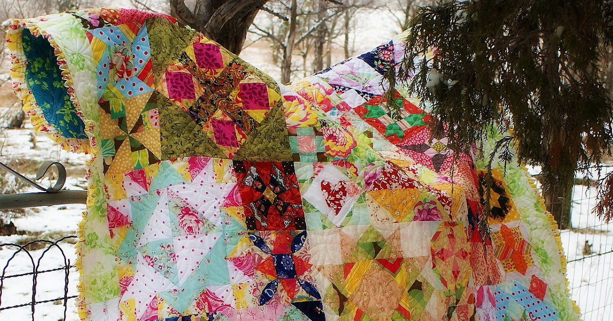 Quilt Story Ruffle Quilt from Lilac Lane