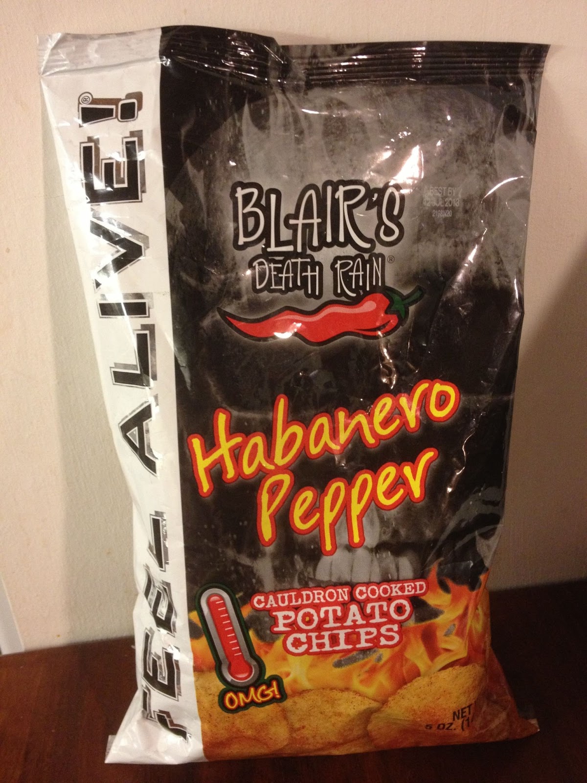Free From G. Blair's Death Rain Habanero Pepper Potato Chips