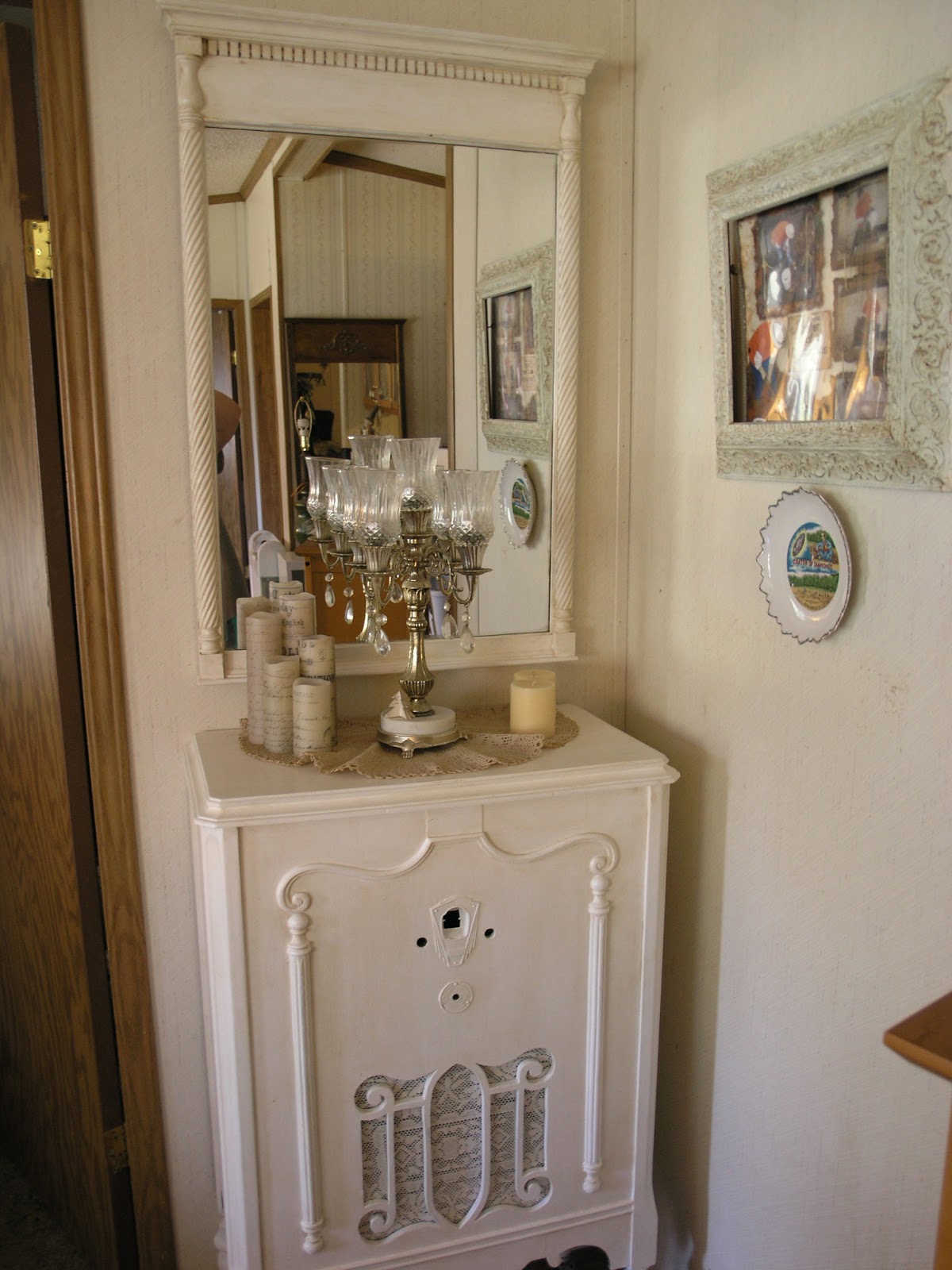 Vintiquities Home Hideaway Book Shelf Antique Radio Cabinet
