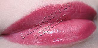  Swatches Cosmetics Свотчи Косметики Губная помада для губ Lipstick Clinique №413 Raspberry Rush