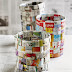 Easy-Weave Newsprint Basket