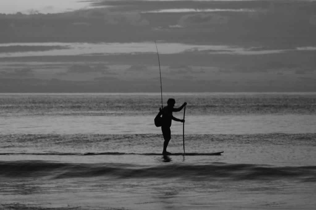 LA "LOBA" Y EL MAR PADDLE FISHING Spinning desde tabla