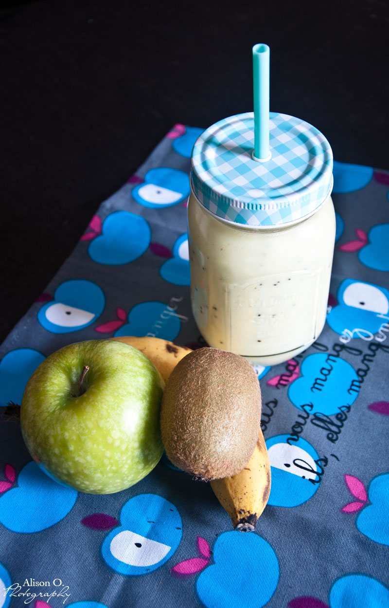Smoothie Pomme kiwi banane La Fabrique Eclectique
