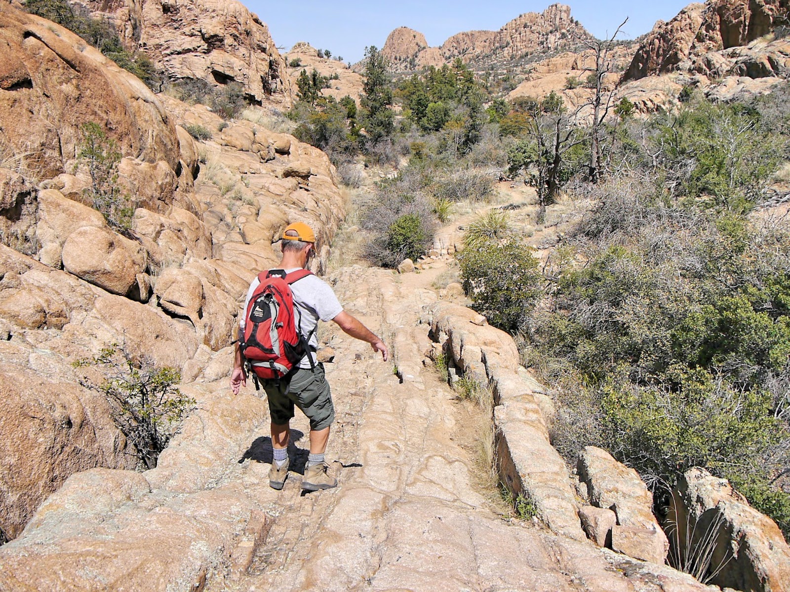 Jim and Bev Prescott, AZ Hiking around Watson Lake