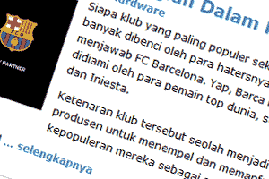 WordPress Excerpt dengan Paragraf dan Link