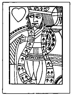 The Graphics Diva: Vintage Graphics: Knave of Clubs, King of Hearts