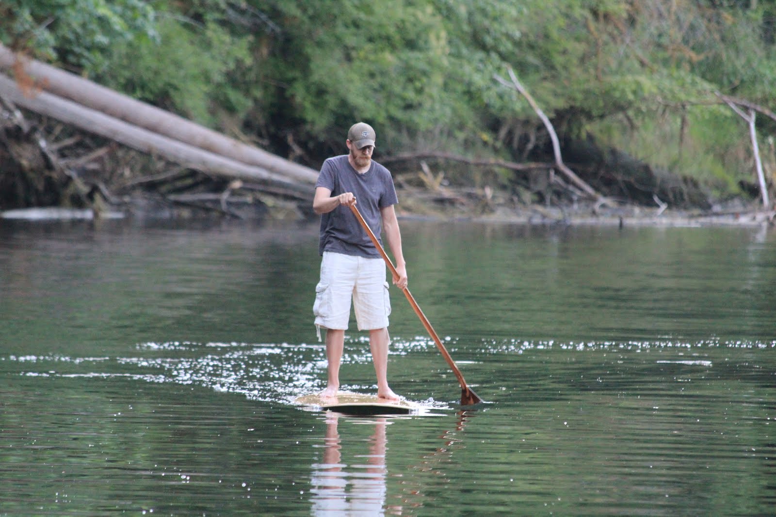 Barefoot Boards Stand Up Paddle Boarding Alsea River, Oregon